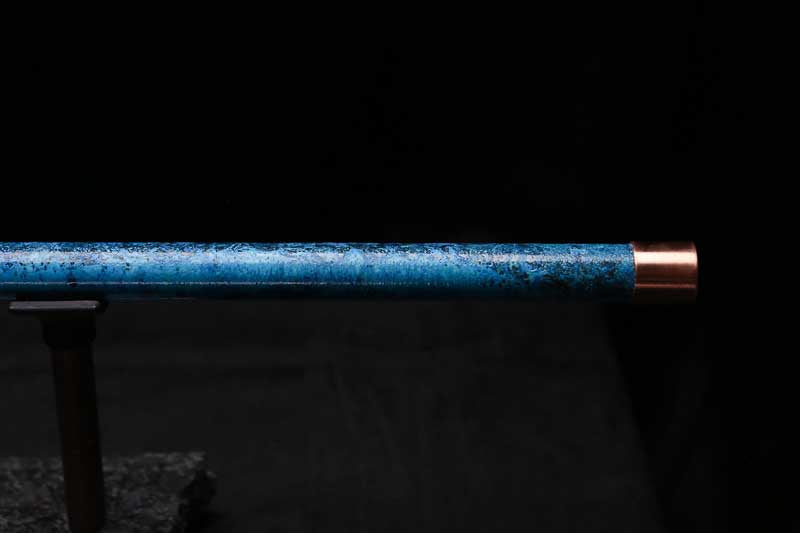 Low C Copper Flute #0164 in Deep Ocean Power