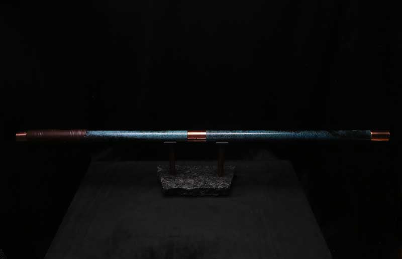 Bass F Copper Flute #BF0065 in Turquoise Storm