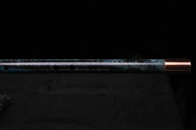 Bass F Copper Flute #BF0065 in Turquoise Storm