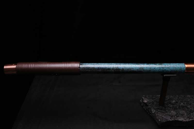 Bass F Copper Flute #BF0065 in Turquoise Storm