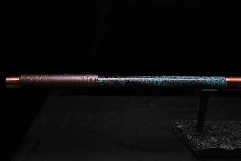 Bass F Copper Flute #BF0065 in Turquoise Storm