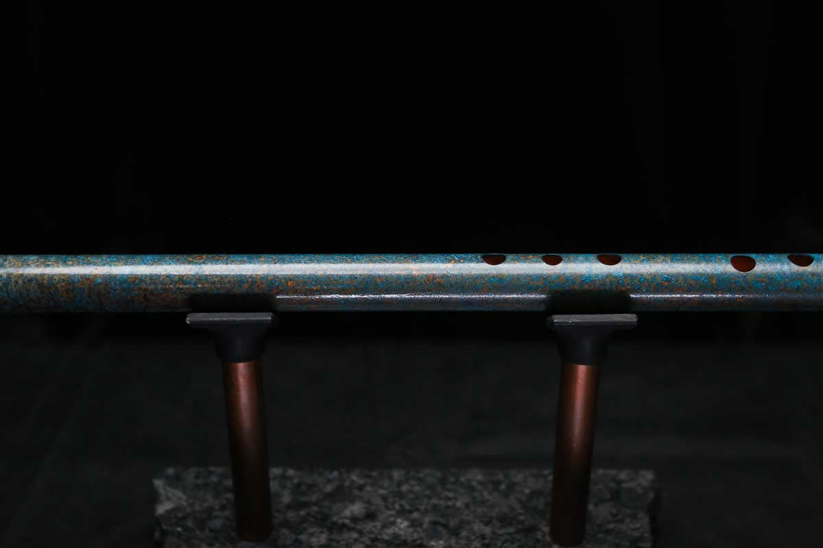 Low D Copper Flute #LDC0068 in Ocean Mist