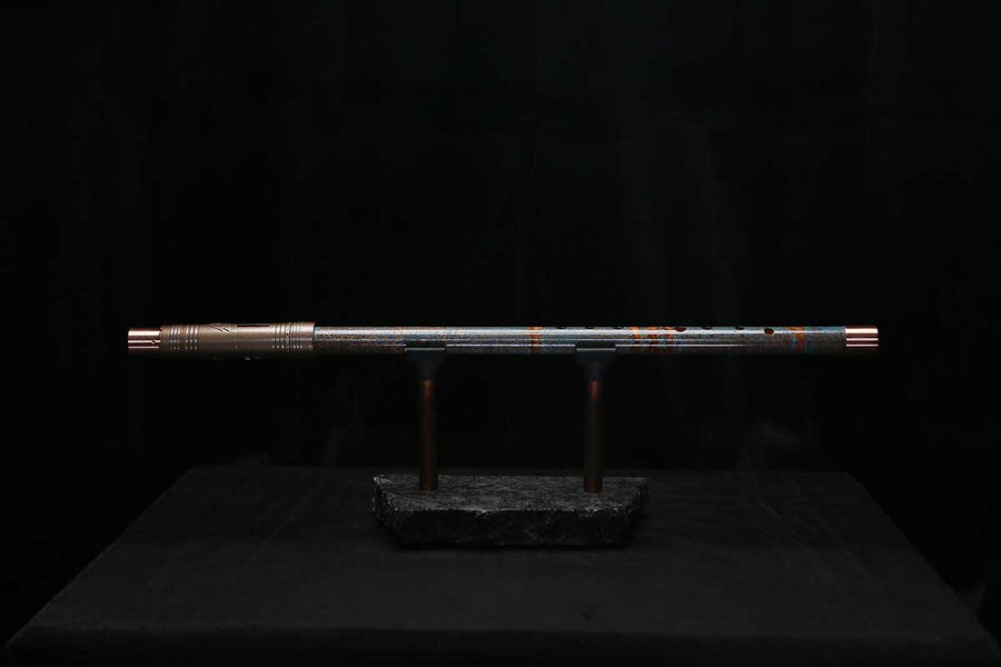 Low D Copper Flute #LDC0072 in Five Path Island