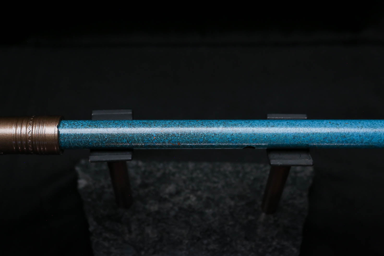 High F (Lullaby) Copper Flute #LE0097 in Deep Ocean Power