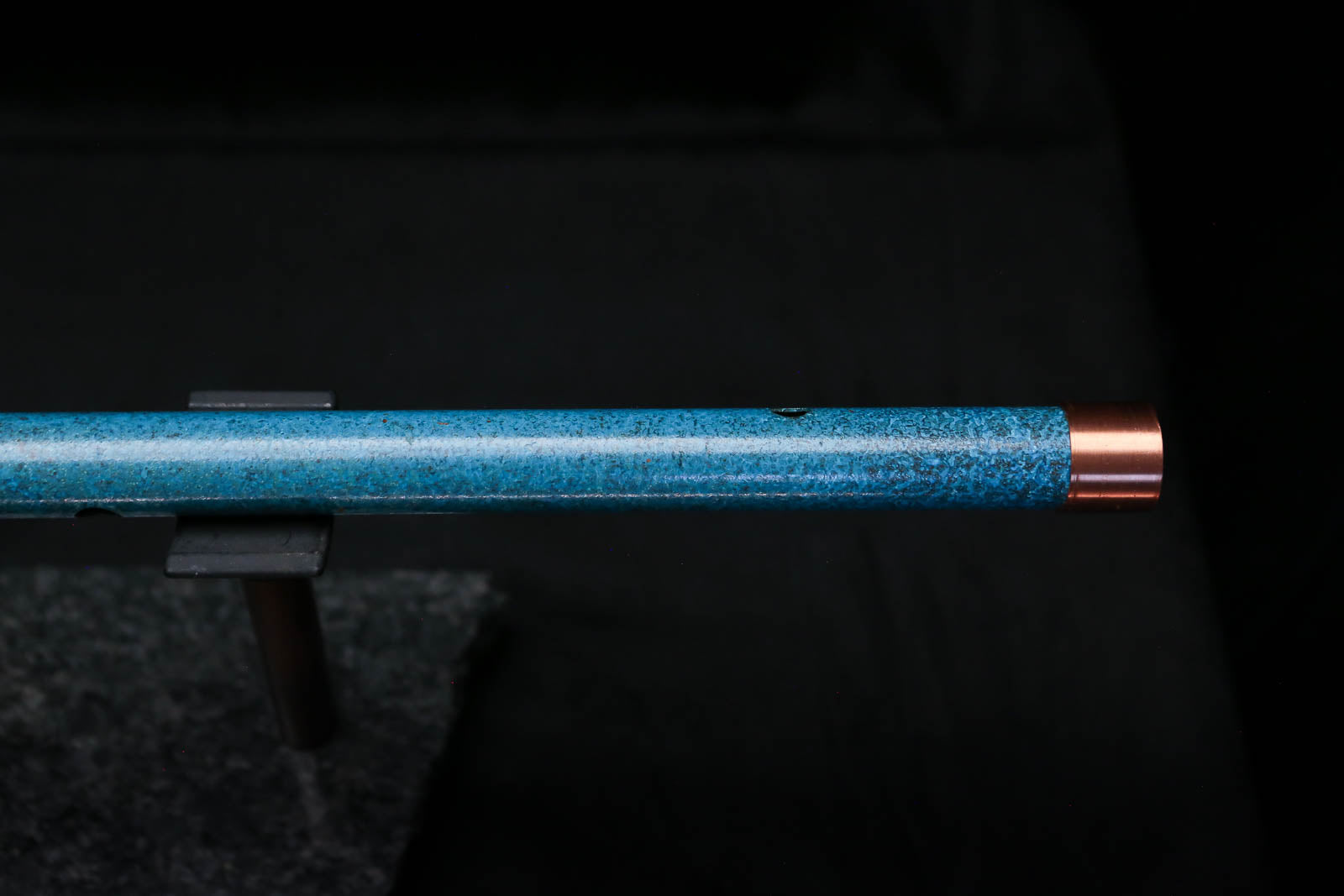 High F (Lullaby) Copper Flute #LE0097 in Deep Ocean Power