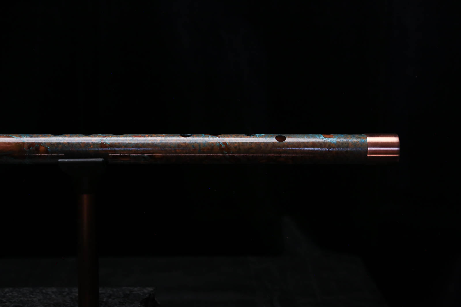 Low D Copper Flute #LDC0097 in Copper Ocean Burl