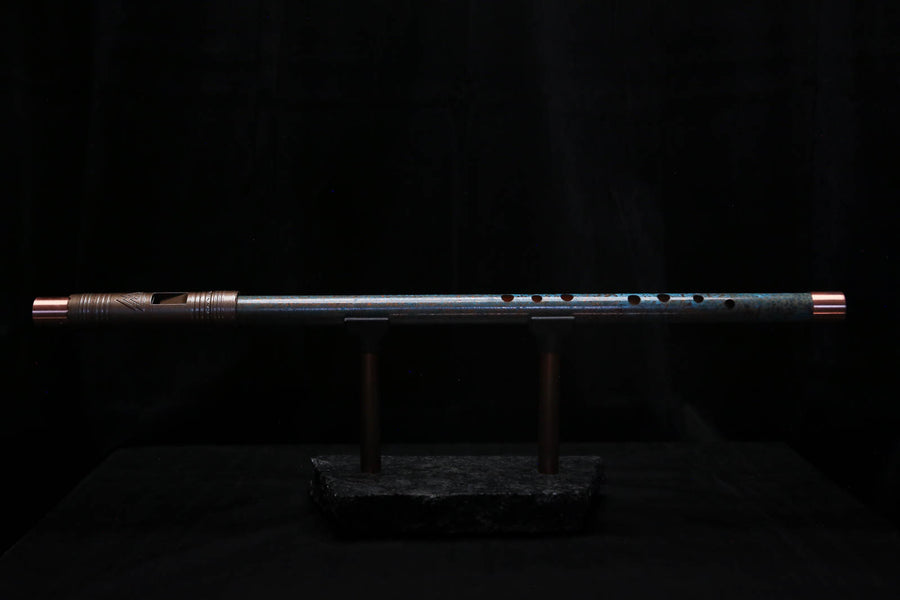 Low D Copper Flute #LDC0099 in Monet Ocean