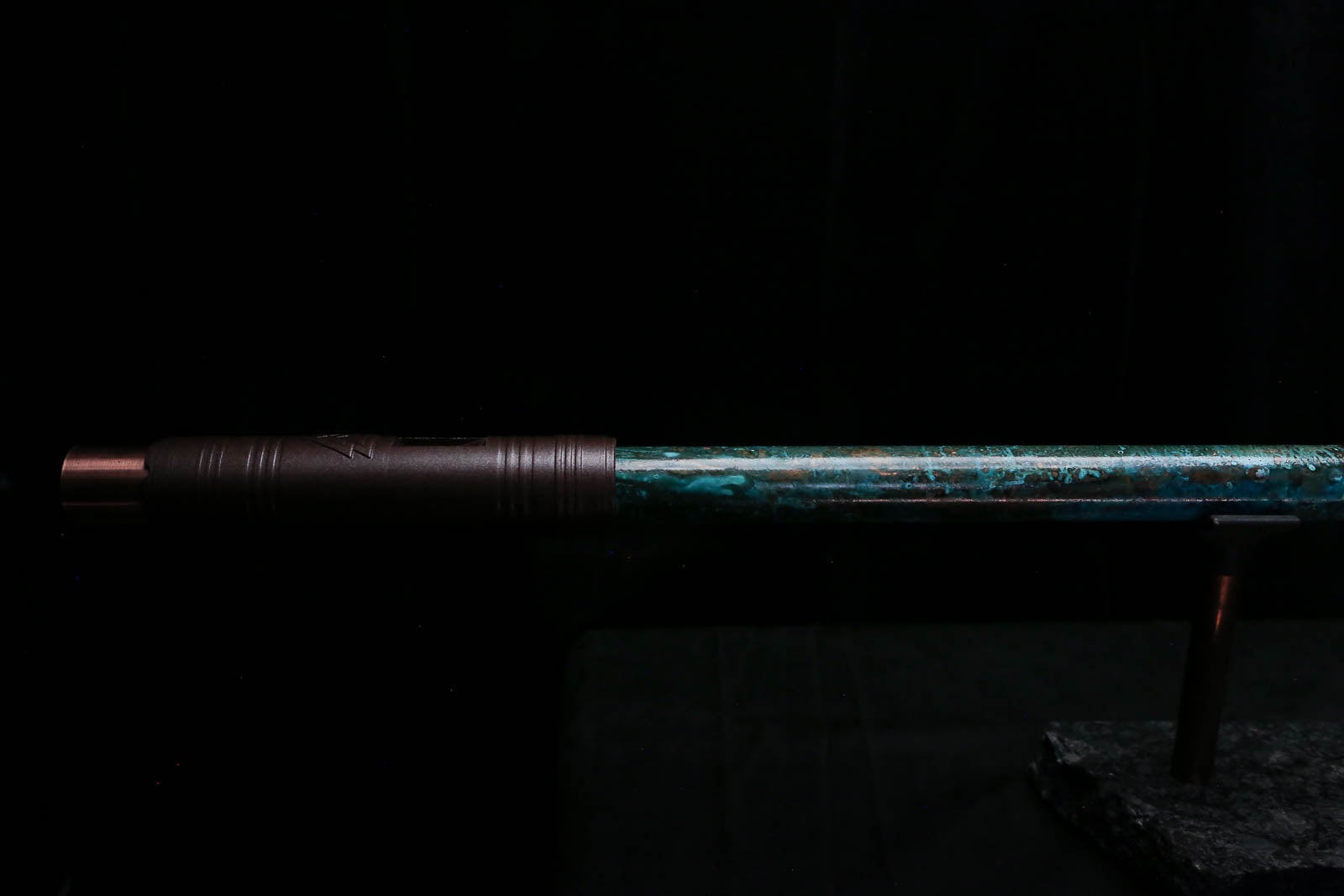 Bass F Copper Flute #BF0070 in Turquoise Storm