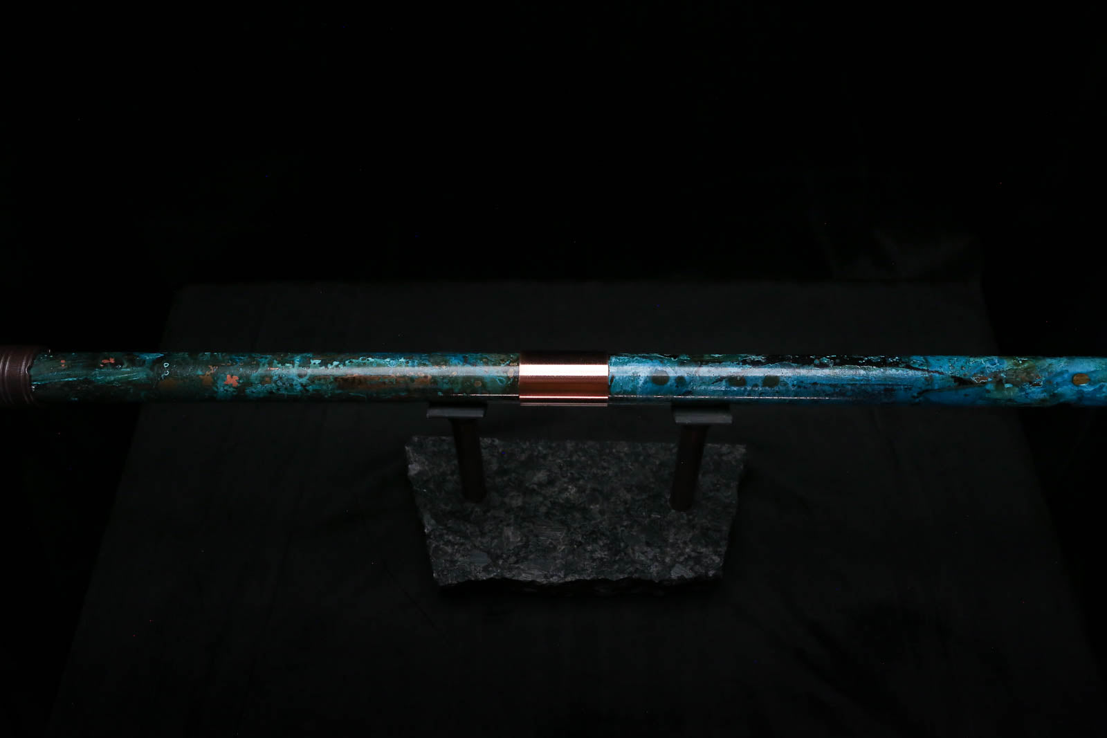 Bass F Copper Flute #BF0070 in Turquoise Storm