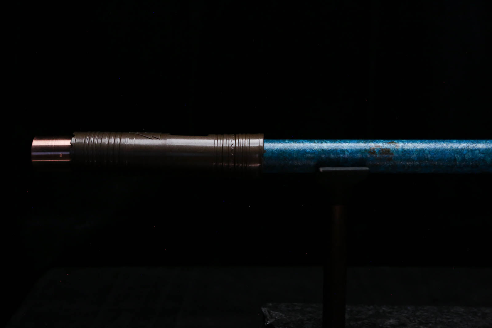 High F (Lullaby) Copper Flute #LE0102 in Deep Ocean Power