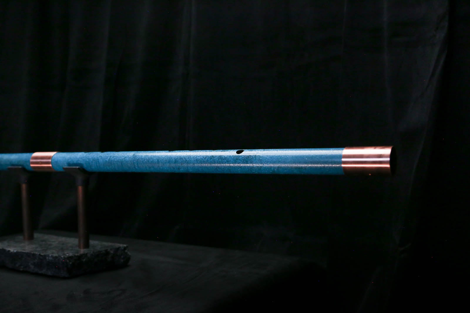 Bass F Copper Flute #BF0071 in Deep Ocean Storm