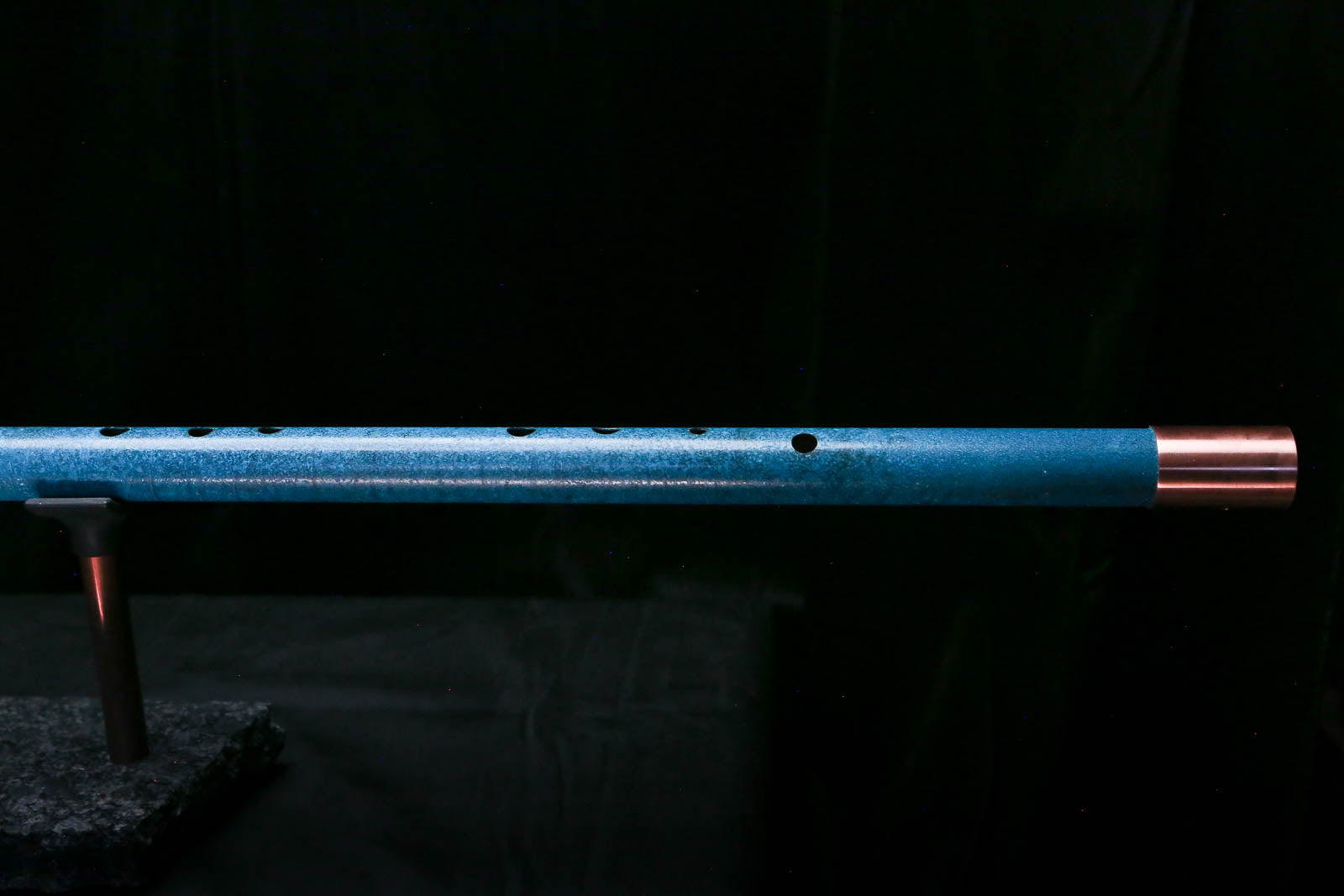 Bass F Copper Flute #BF0071 in Deep Ocean Storm