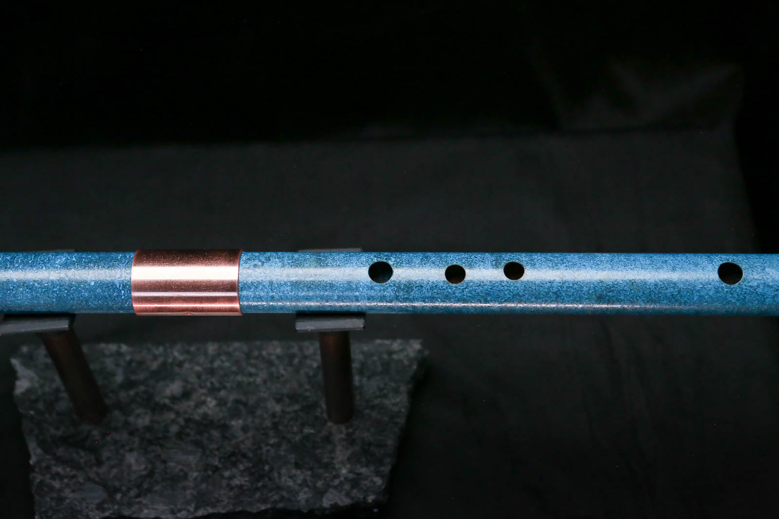 Bass F Copper Flute #BF0071 in Deep Ocean Storm