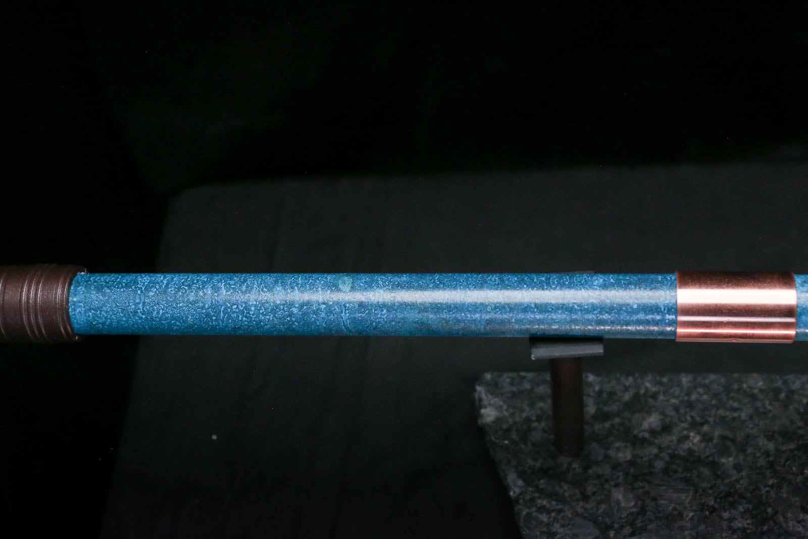 Bass F Copper Flute #BF0071 in Deep Ocean Storm