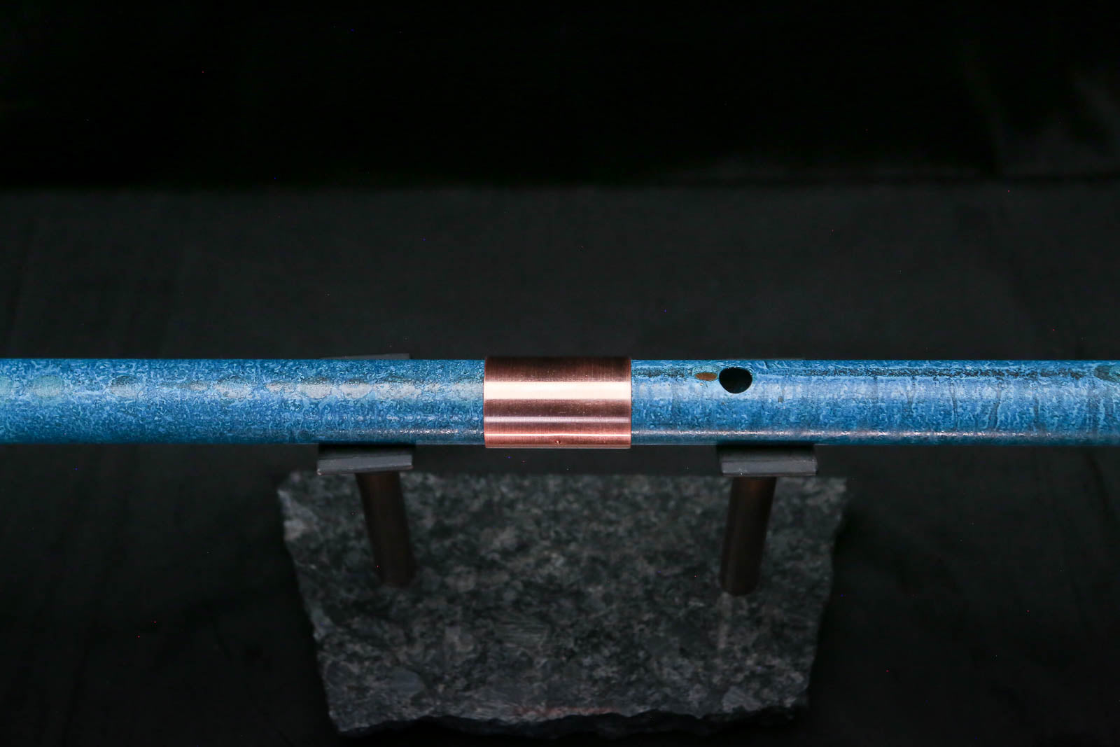 Bass F Copper Flute #BF0071 in Deep Ocean Storm