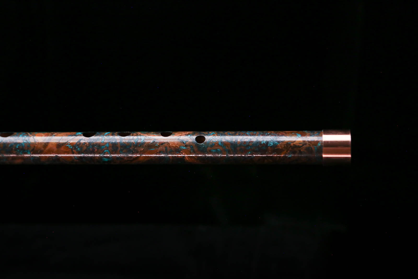 Low C Copper Flute #0167 in Arctic Helix