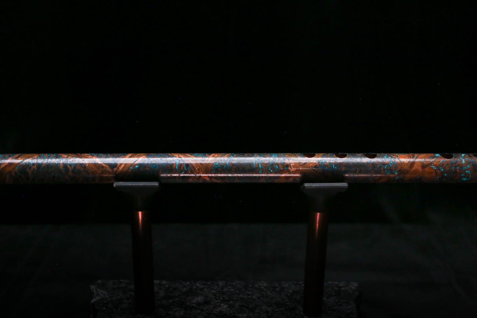 Low C Copper Flute #0167 in Arctic Helix