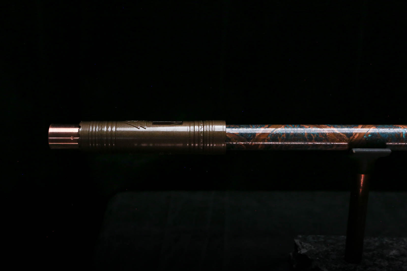 Low C Copper Flute #0167 in Arctic Helix