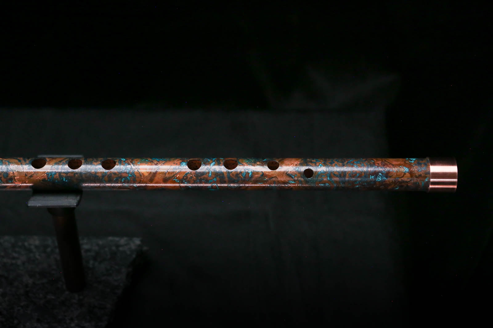 Low C Copper Flute #0167 in Arctic Helix