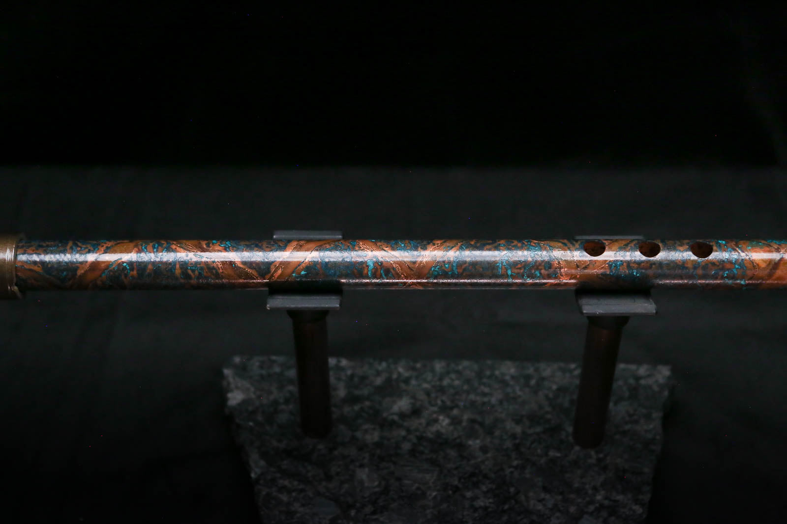 Low C Copper Flute #0167 in Arctic Helix