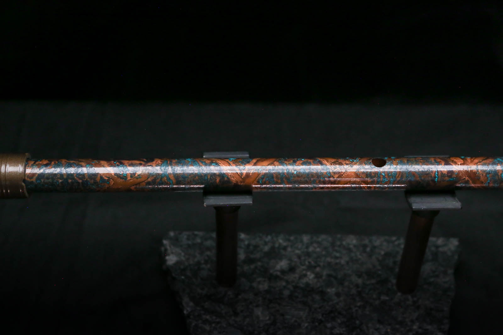 Low C Copper Flute #0167 in Arctic Helix