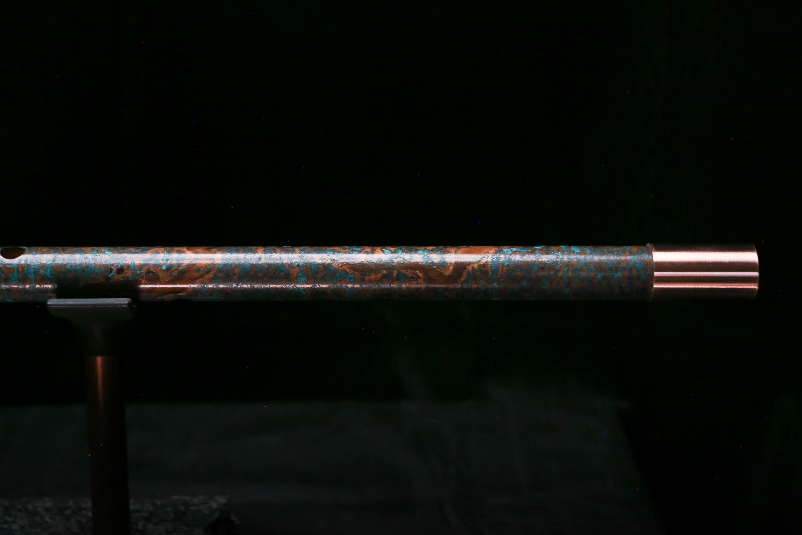 Low C Copper Flute #0171 in Turquoise Ocean Burl