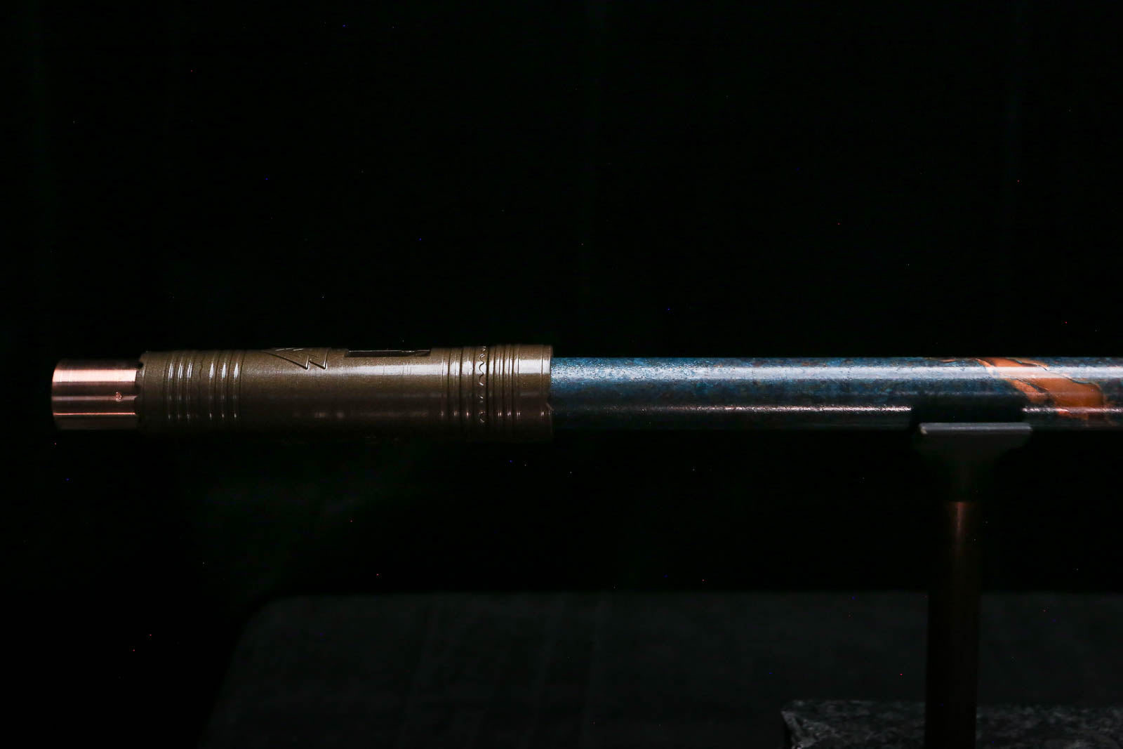 Low C Copper Flute #0172 in Deep Ocean Burl