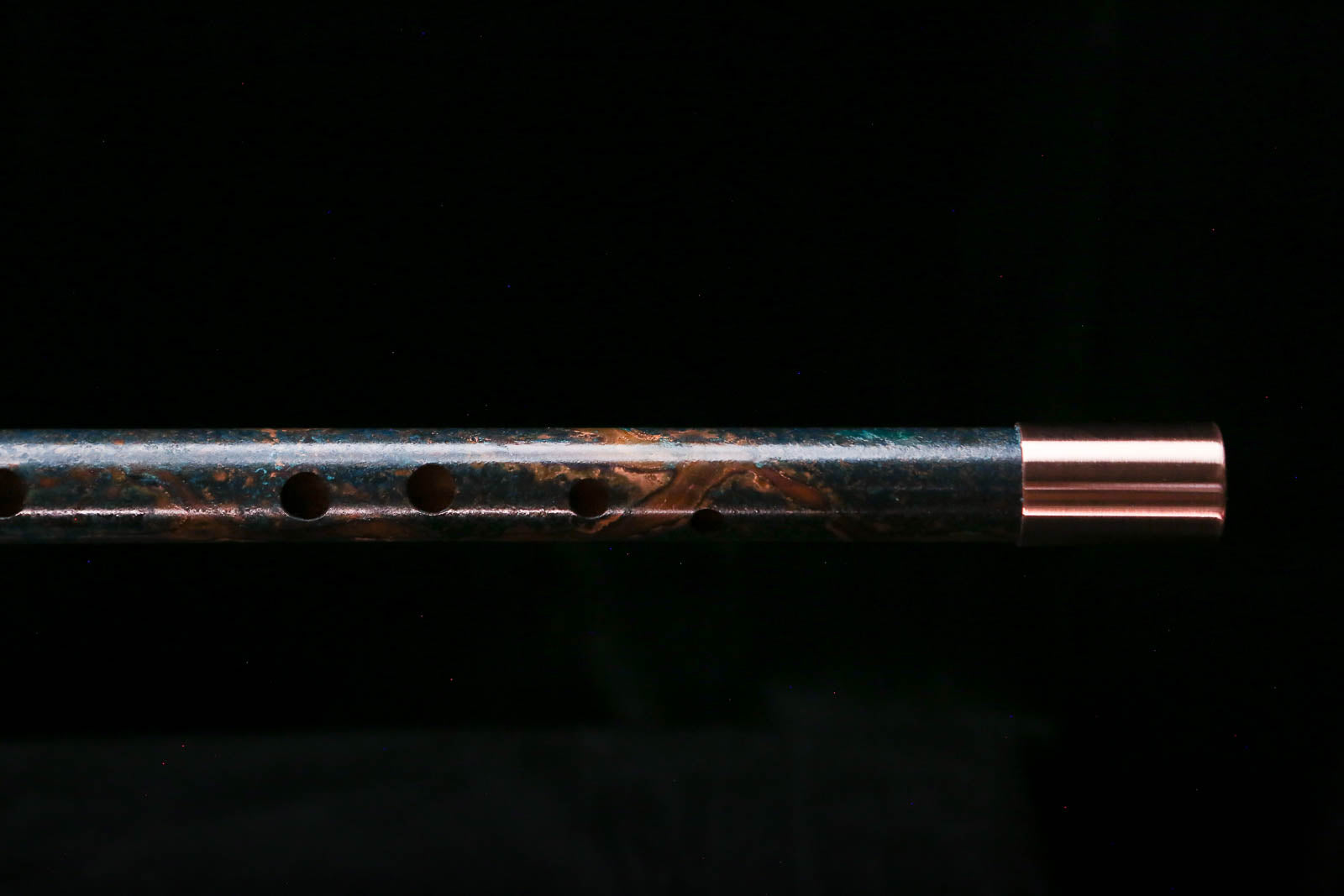 Low C Copper Flute #0172 in Deep Ocean Burl