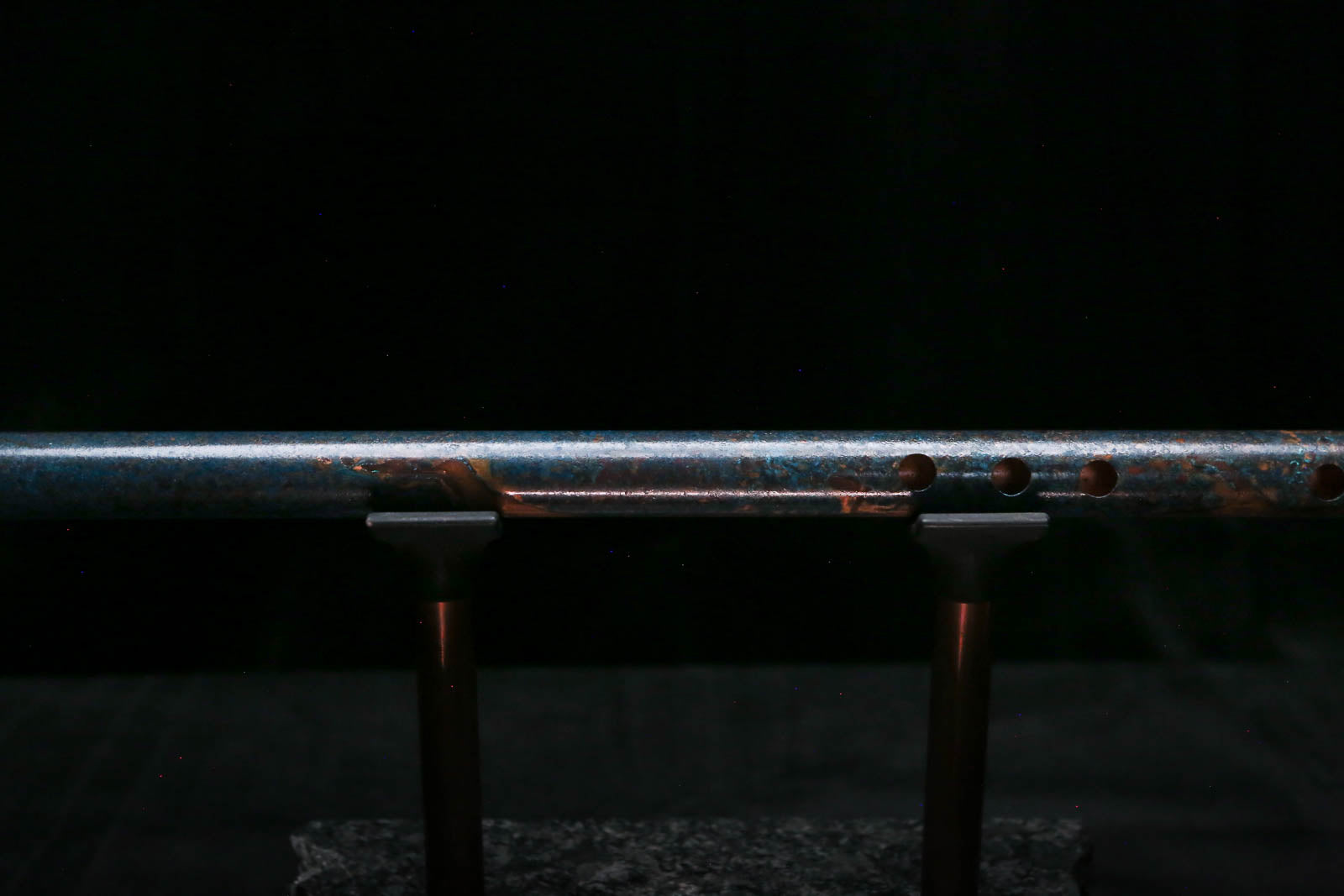 Low C Copper Flute #0172 in Deep Ocean Burl
