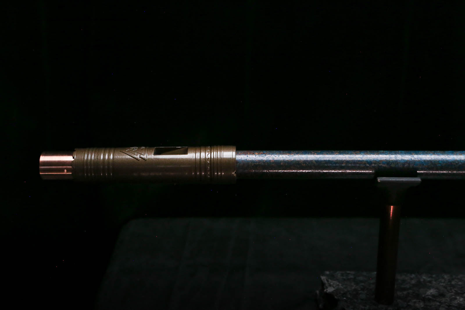 Low C Copper Flute #0173 in Three Island Flame