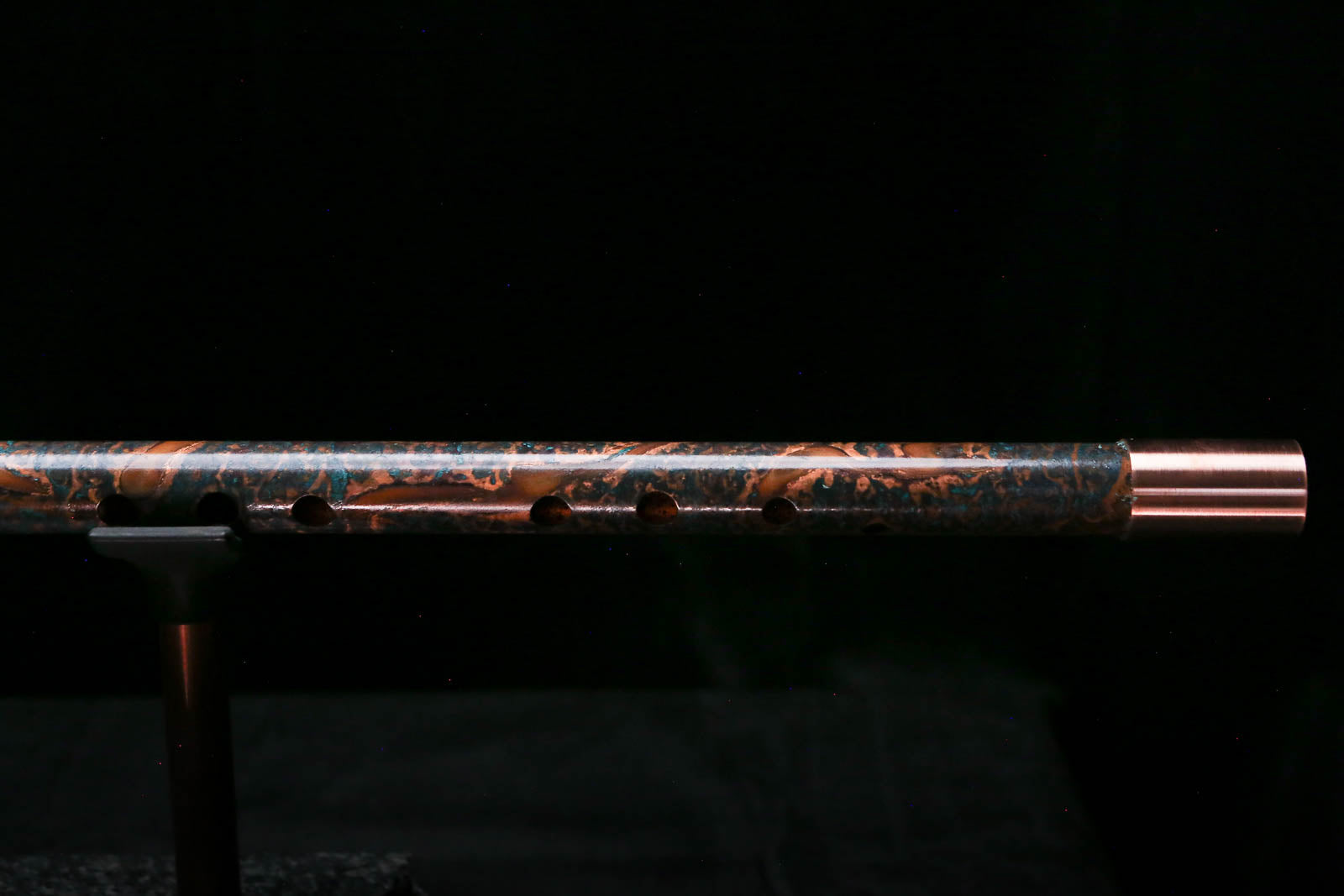 Low C Copper Flute #0174 in Copper Ocean Burl