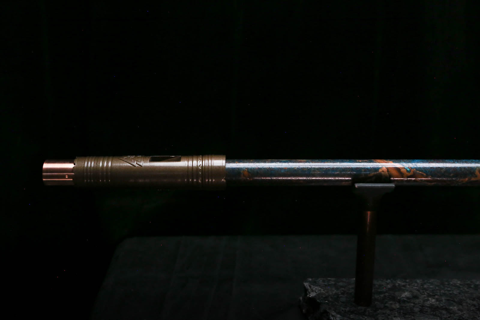Low C Copper Flute #0176 in Deep Ocean Burl