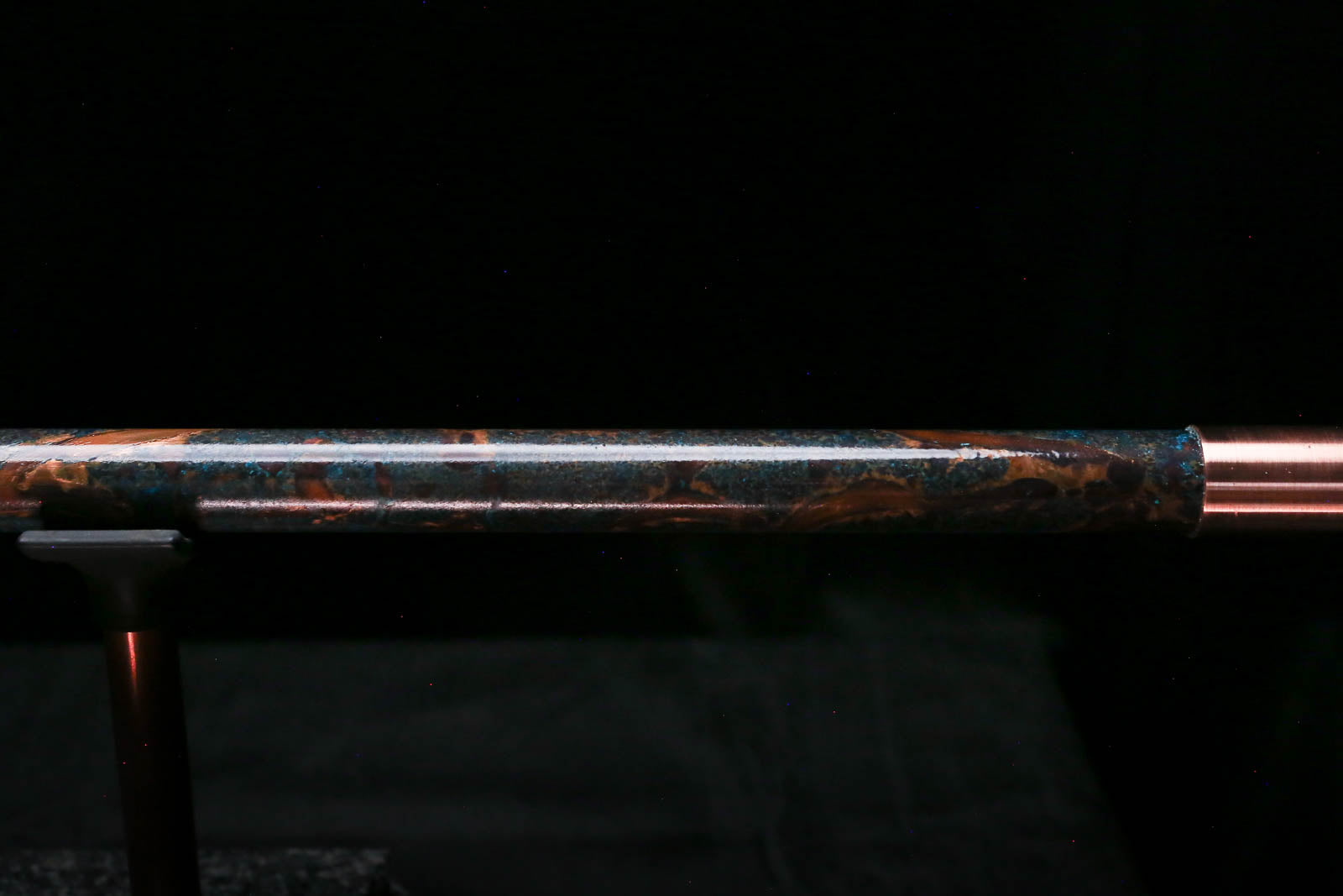 Low C Copper Flute #0176 in Deep Ocean Burl