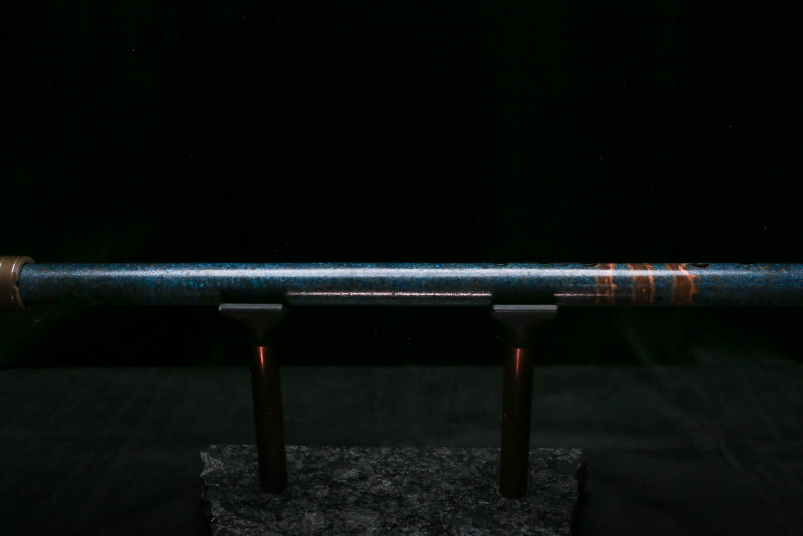 Low C Copper Flute #0177 in Three Island Flame