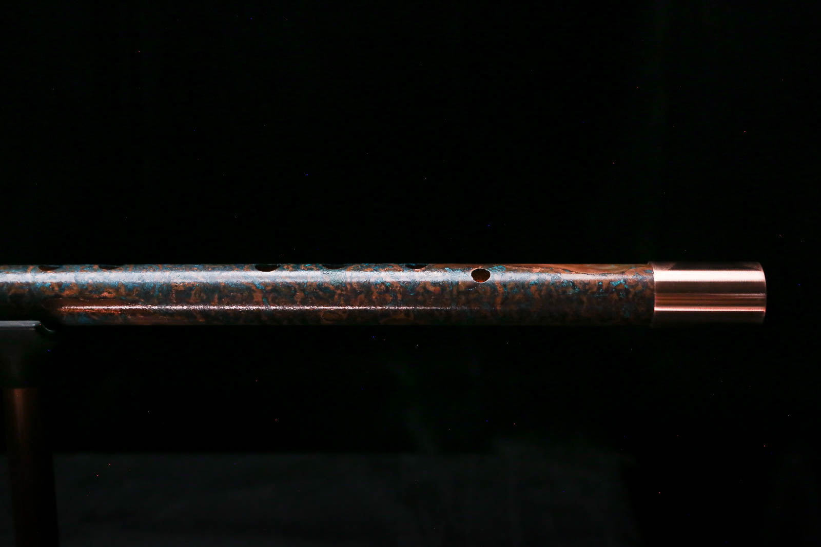 Low C Copper Flute #0178 in Copper Ocean Burl
