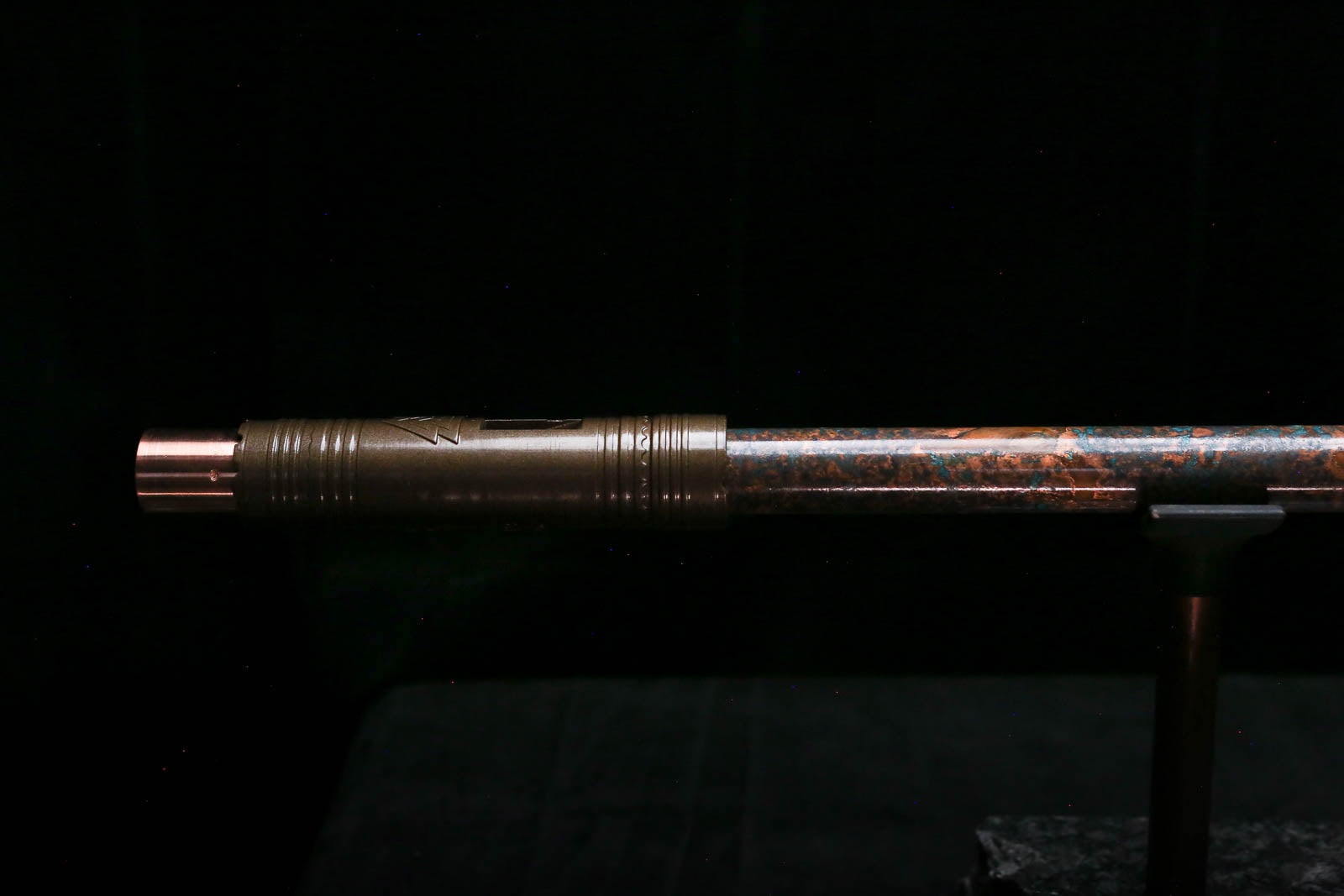 Low C Copper Flute #0178 in Copper Ocean Burl