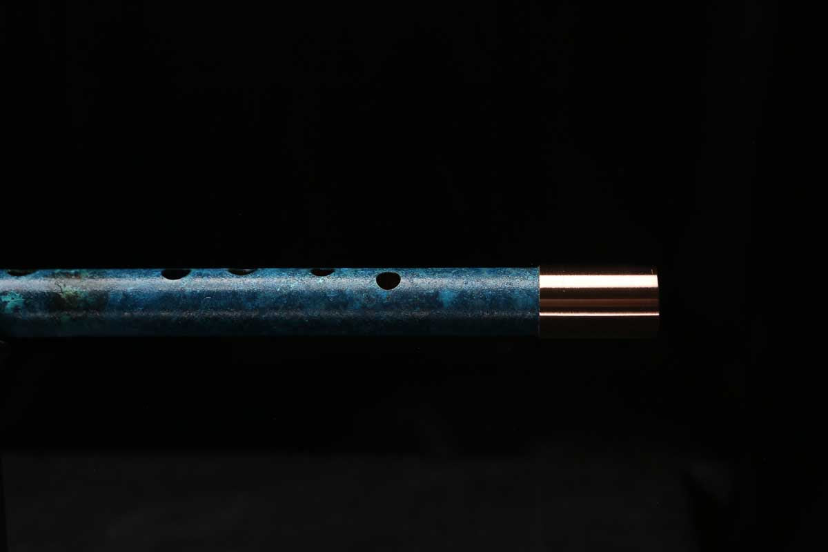 Low D Copper Flute #LDC0105 in Deep Ocean Power