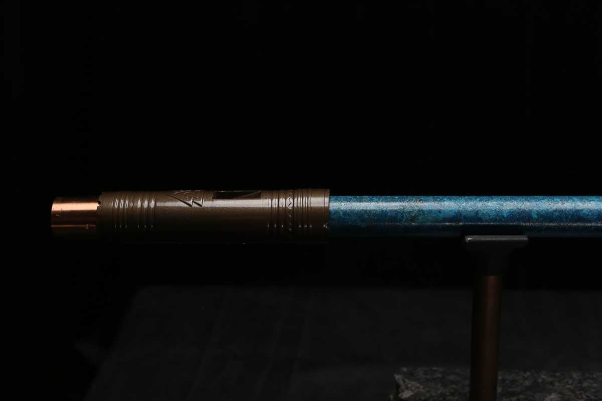 Low D Copper Flute #LDC0105 in Deep Ocean Power