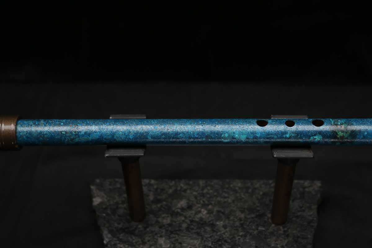 Low D Copper Flute #LDC0105 in Deep Ocean Power