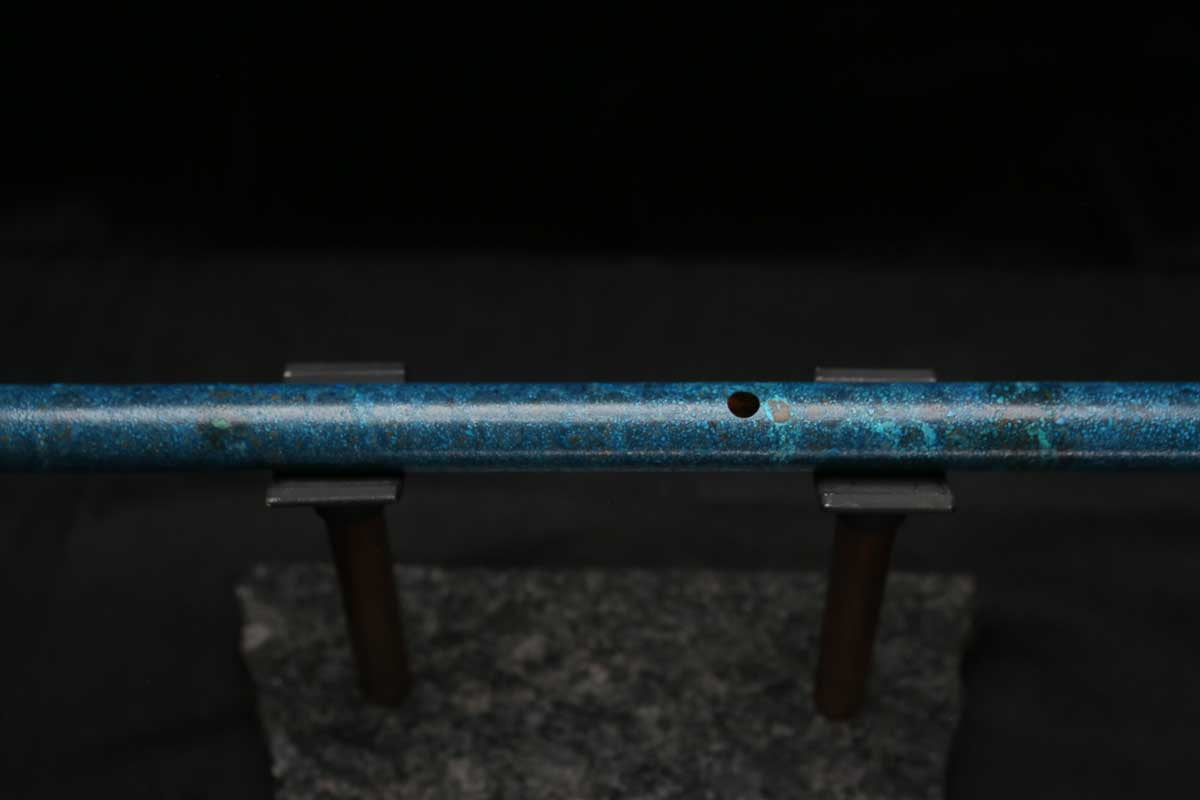 Low D Copper Flute #LDC0105 in Deep Ocean Power