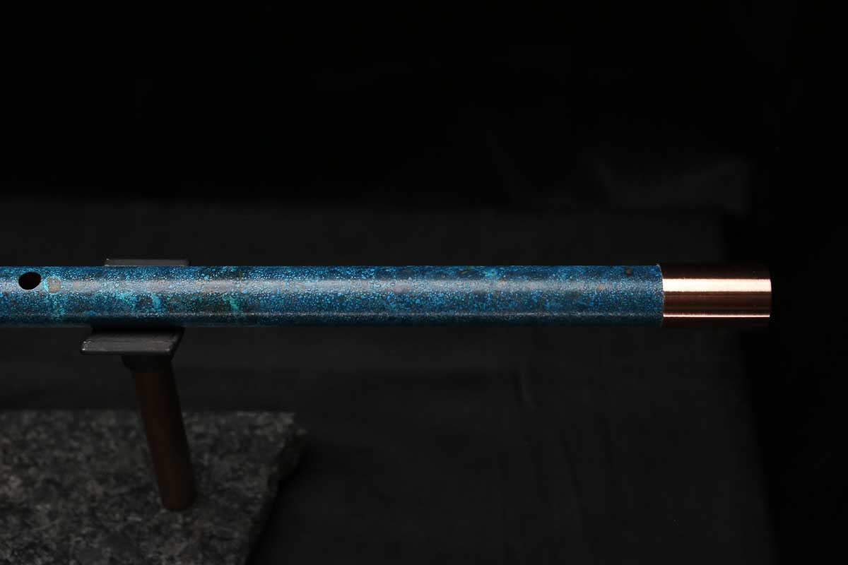 Low D Copper Flute #LDC0105 in Deep Ocean Power