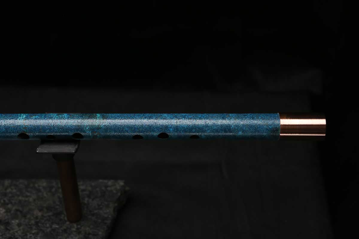 Low D Copper Flute #LDC0105 in Deep Ocean Power