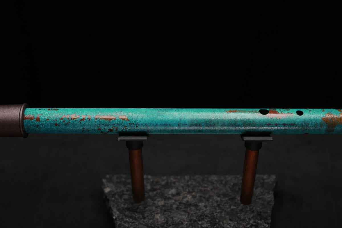 Copper Flute Legend #L00604 in Turquoise Shipwreck