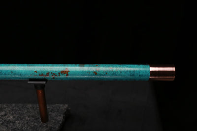 Copper Flute Legend #L00604 in Turquoise Shipwreck
