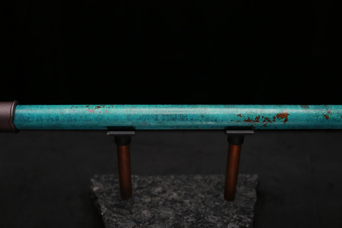 Copper Flute Legend #L00604 in Turquoise Shipwreck