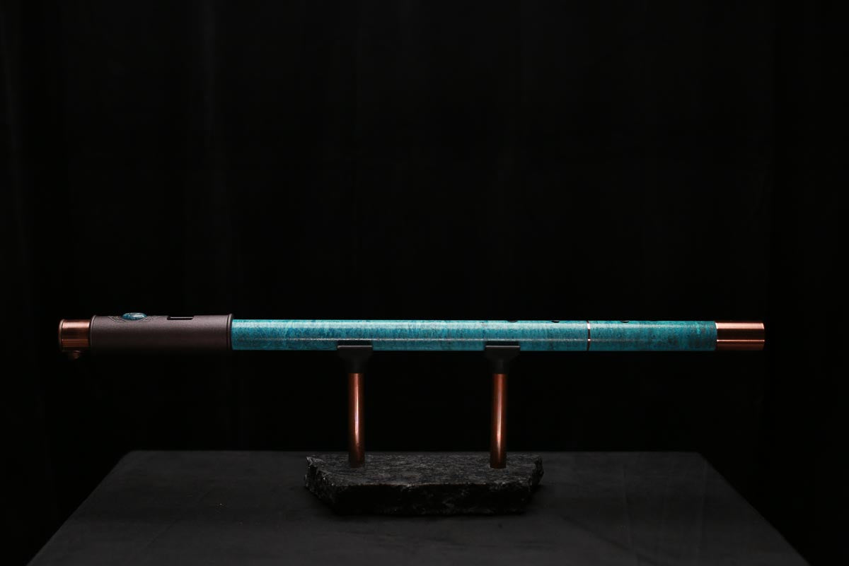 Copper Flute Legend #L00612 in Caribbean Marble w/accent