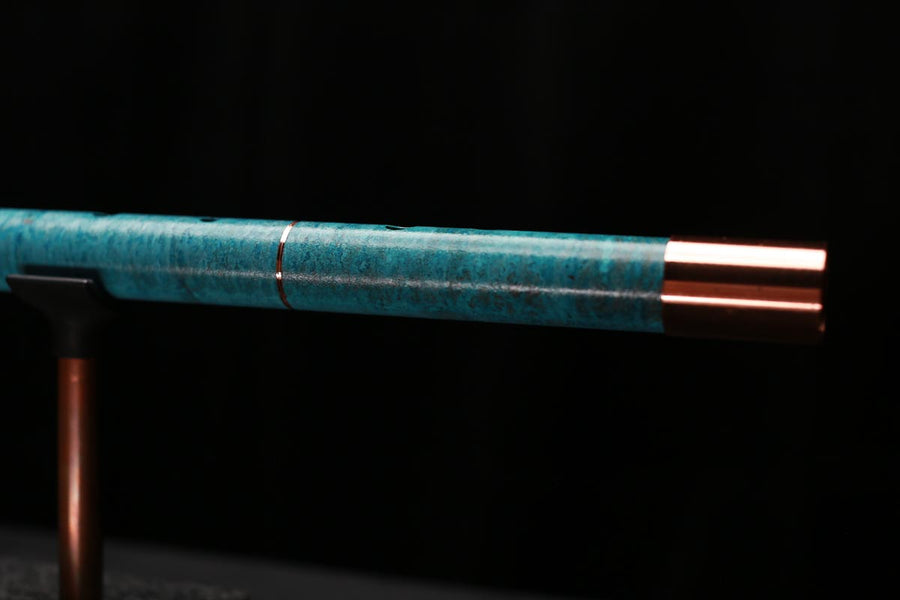 Copper Flute Legend #L00612 in Caribbean Marble w/accent