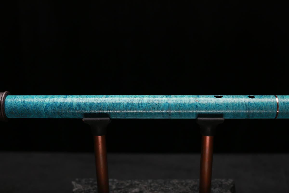 Copper Flute Legend #L00612 in Caribbean Marble w/accent