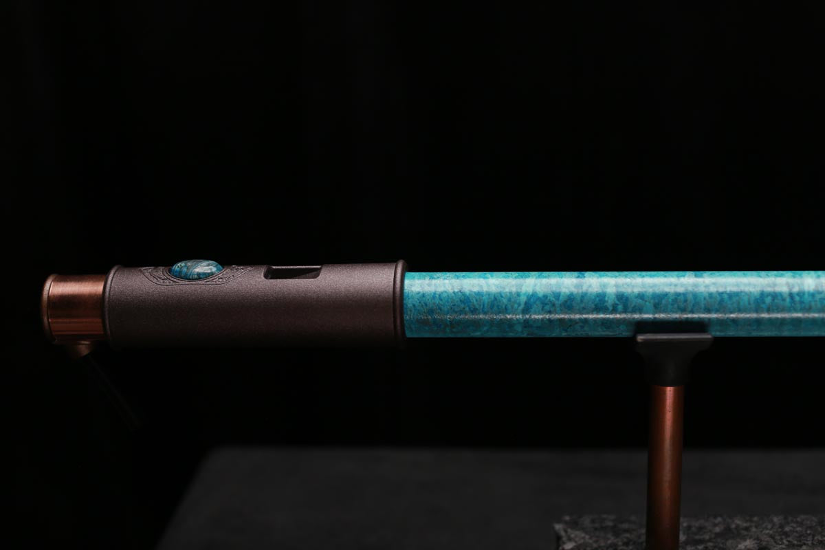 Copper Flute Legend #L00612 in Caribbean Marble w/accent