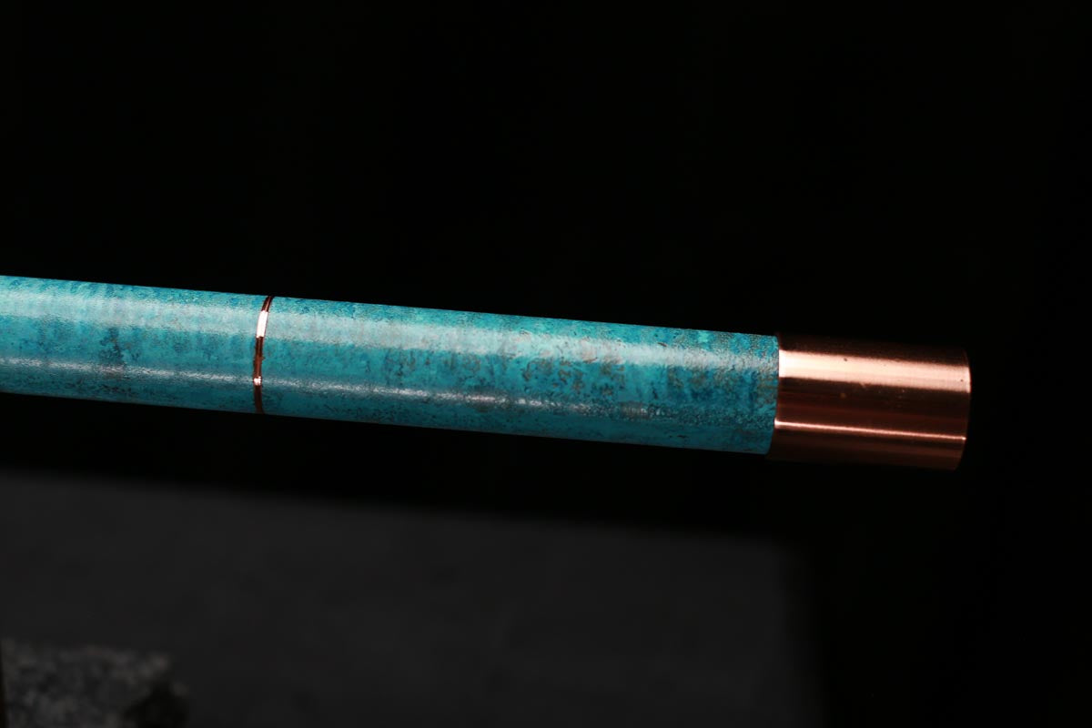 Copper Flute Legend #L00612 in Caribbean Marble w/accent